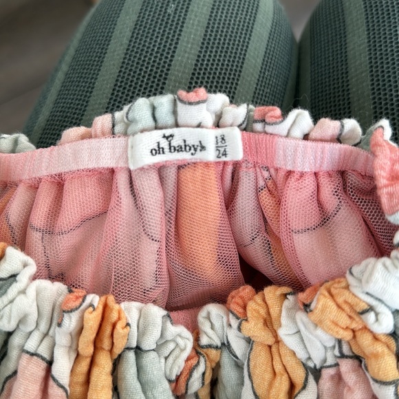 Oh Baby! Gauze Lola Top & Tutu Skirt Set l Balloon Print - Picture 8 of 9